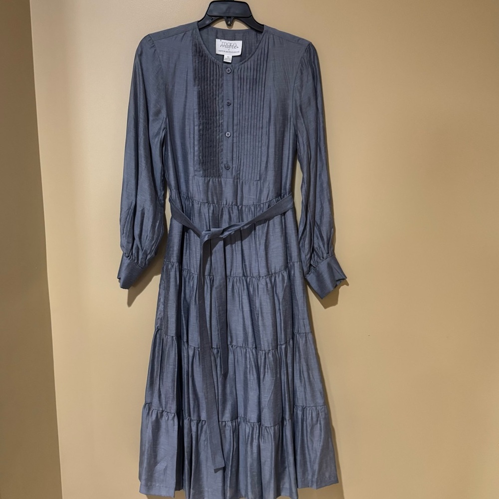 Anthropologie x Mare Women's Agosta Tiered Maxi Dress - Picture 2 of 8